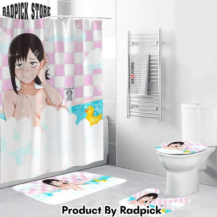 Chainsaw man kobeni higashiyama anime girls in bathtub combo bathroom set   rp0158846